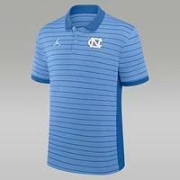 North Carolina Sideline Victory Stripe Men's Jordan Brand Dri-FIT College Polo