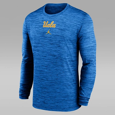 UCLA Sideline Velocity Men's Jordan Brand Dri-FIT College Long-Sleeve T-Shirt