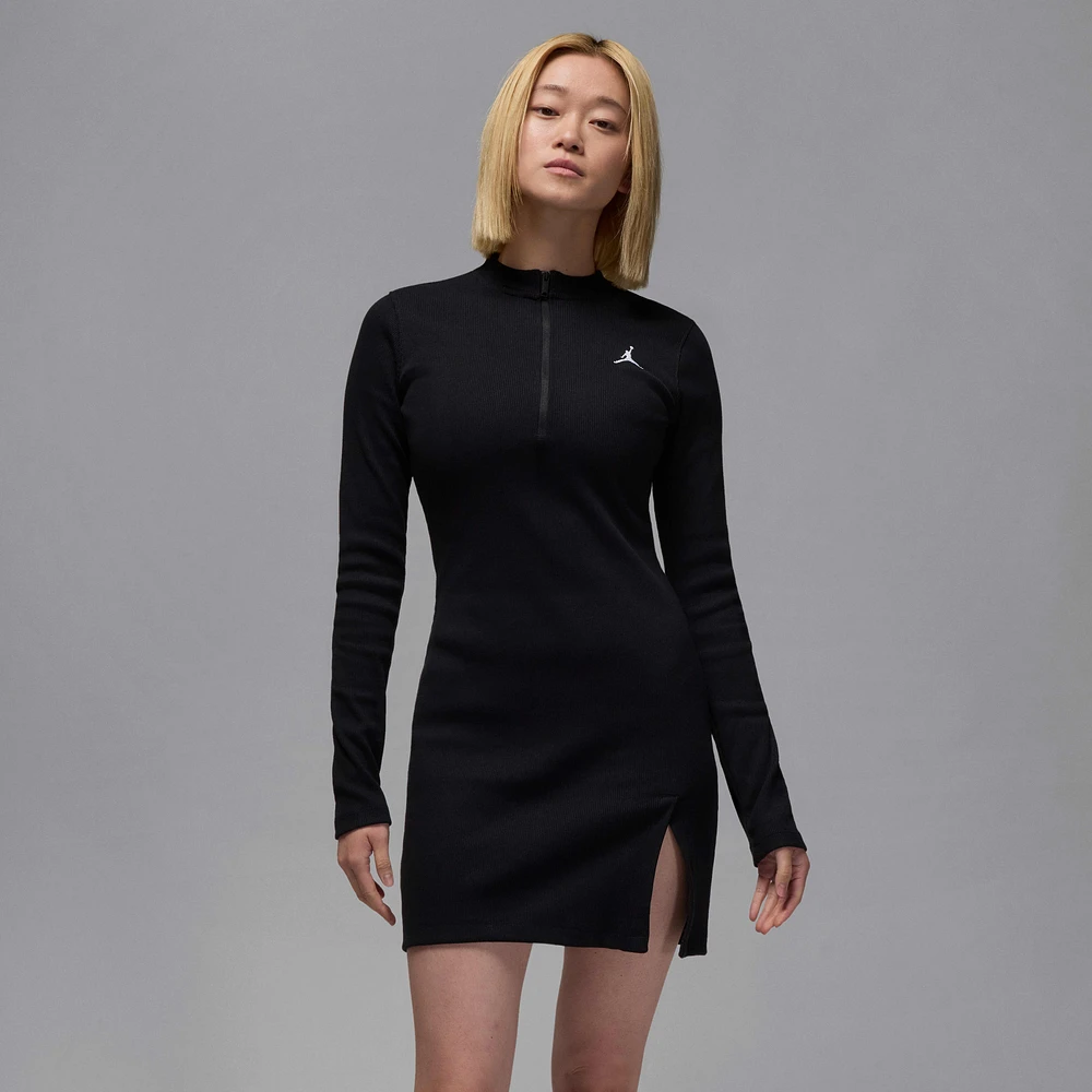 Jordan Women's 1/2-Zip Long-Sleeve Knit Dress