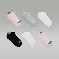 Jordan Big Kids' (Girls') No-Show Socks (6-pack)