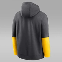 Michigan Wolverines Sideline Team Issue Club Men's Nike College Pullover Hoodie