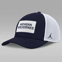 Michigan On-Field Rise Men's Nike Jordan Brand College Trucker Adjustable Hat