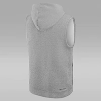 Michigan Sideline Men's Jordan Brand Dri-FIT College Sleeveless Pullover Hoodie
