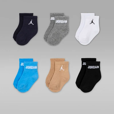 Jordan Everyday Essentials Baby/Toddler Ankle Socks (6 Pairs)