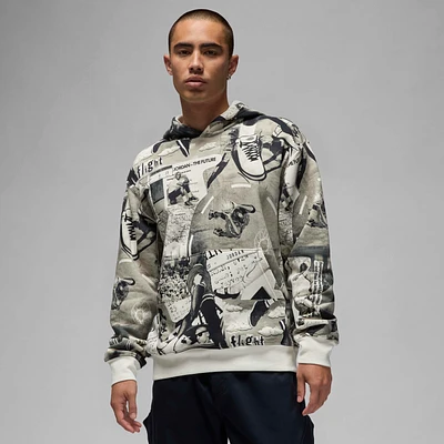 Jordan Brooklyn Fleece Men's Printed Pullover Hoodie