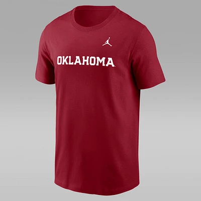 Oklahoma Sooners Campus Mascot Men's Jordan College T-Shirt