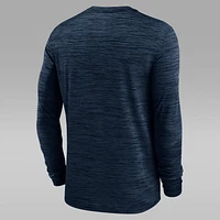 Michigan Sideline Velocity Men's Jordan Brand Dri-FIT College Long-Sleeve T-Shirt