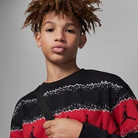 Jordan MJ Holiday Fleece Crew Big Kids Top