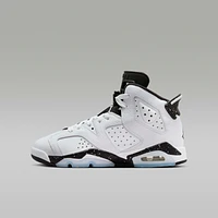 Air Jordan 6 Retro "White and Midnight Navy" Big Kids' Shoes