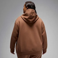 Jordan Flight Fleece Women's Satin-Lined Pullover Hoodie (Plus Size)