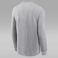 Michigan Wolverines Primary Logo Men's Jordan College Long-Sleeve T-Shirt