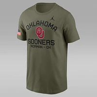 Oklahoma Sooners Military Appreciation Team Issue Men's Jordan Brand Dri-FIT College T-Shirt