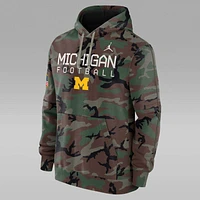 Michigan Wolverines Military Appreciation Club Men’s Jordan Brand College Pullover Hoodie