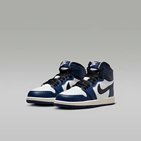 Jordan 1 Retro High OG "Midnight Navy" Little Kids' Shoes