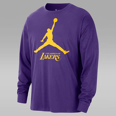 Los Angeles Lakers Essential Men's Jordan NBA Long-Sleeve T-Shirt