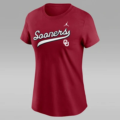 Oklahoma Athletic Prep Arch Local Script Women's Nike College T-Shirt