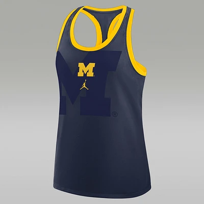 Michigan Primetime Shadow Women's Jordan Brand College Racerback Tank Top