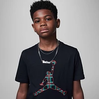 Jordan Big Kids' Plaid Jumpman T-Shirt