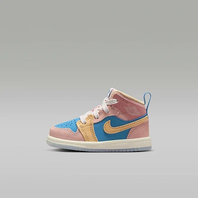 Jordan 1 Mid Sneaker School Baby/Toddler Shoes