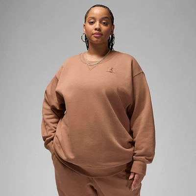 Jordan Flight Fleece Women's Crew-Neck Sweatshirt (Plus Size)