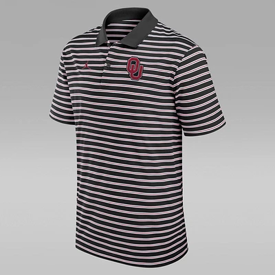 Oklahoma Sooners Primetime Victory Striped Men's Nike Dri-FIT College Polo