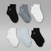 Jordan Everyday Essentials Big Kids' Ankle Socks (6 Pairs)