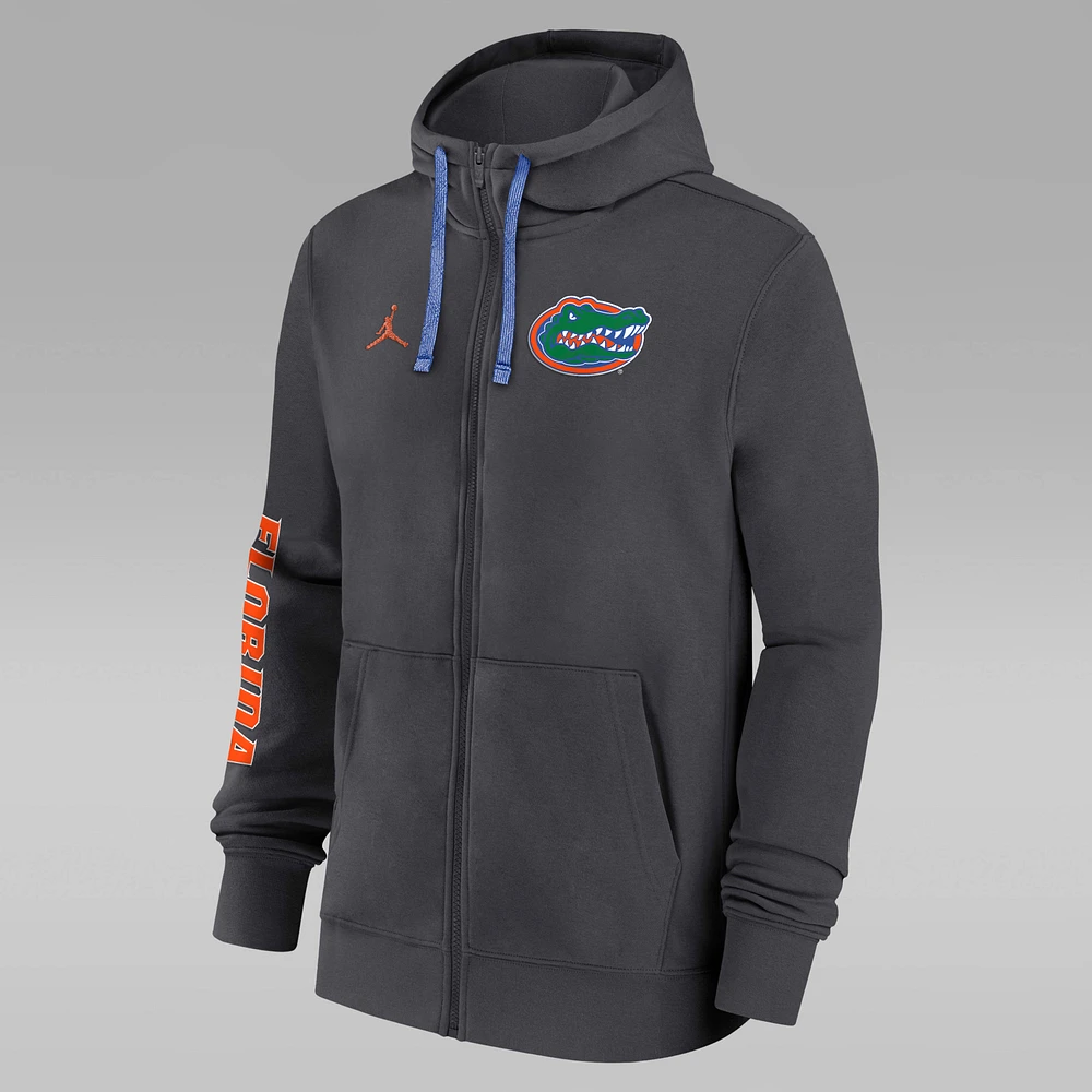 Florida Gators Sideline Team Issue Men's Jordan College Full-Zip Hoodie