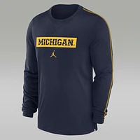 Michigan Wolverines Sideline Player Men's Jordan Dri-FIT College T-Shirt