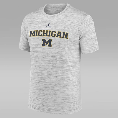 Michigan Sideline Velocity Men's Jordan Brand Dri-FIT College T-Shirt