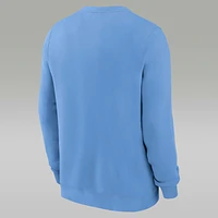 North Carolina Tar Heels Primetime Primary Stack Men's Jordan College Pullover Crew