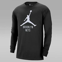 Brooklyn Nets Essential Men's Jordan NBA Long-Sleeve T-Shirt