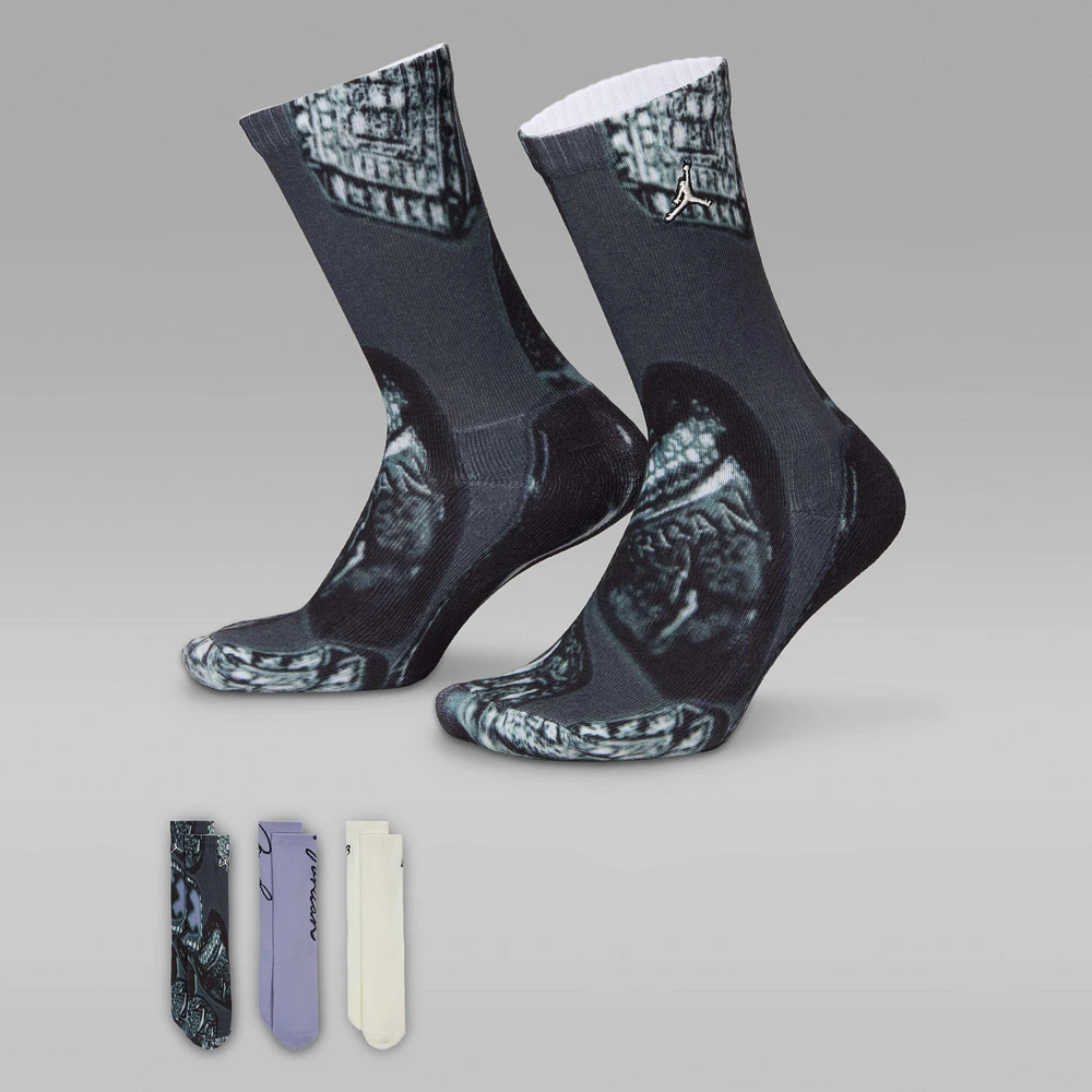 Jordan Big Kids' MVP Rings Crew Socks (3 Pairs)