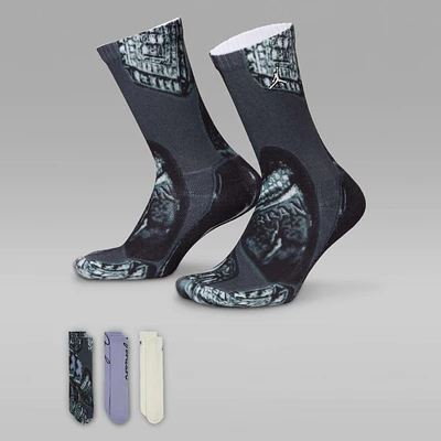 Jordan Big Kids' MVP Rings Crew Socks (3 Pairs)