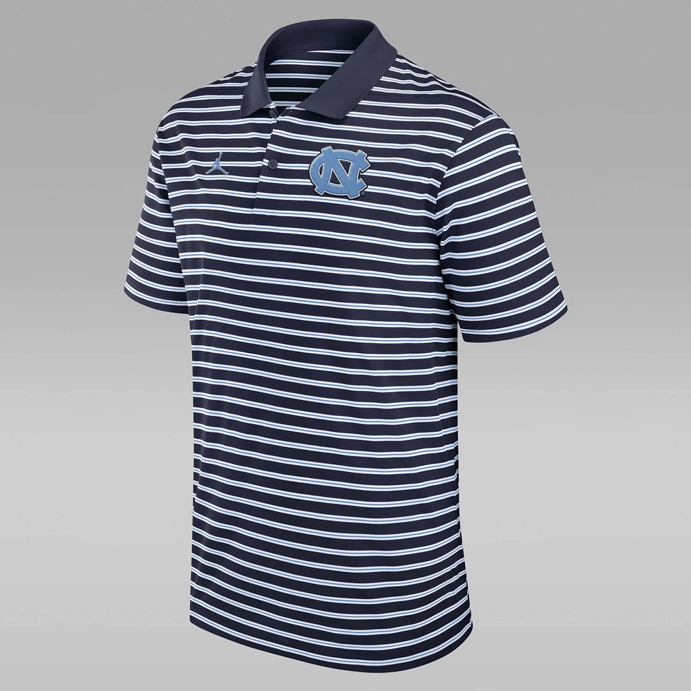 North Carolina Tar Heels Primetime Victory Striped Men's Jordan Dri-FIT College Polo