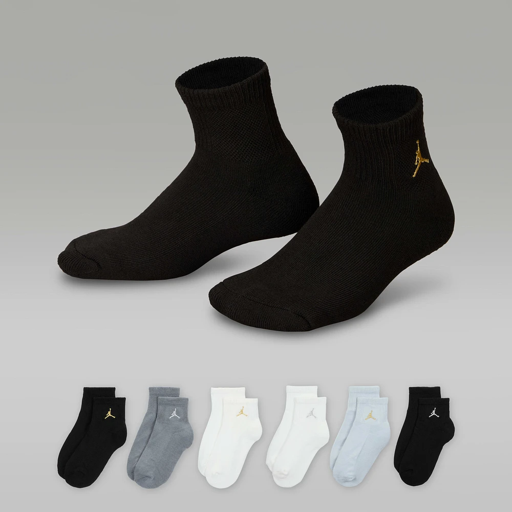 Jordan Everyday Essentials Big Kids' Ankle Socks (6 Pairs)