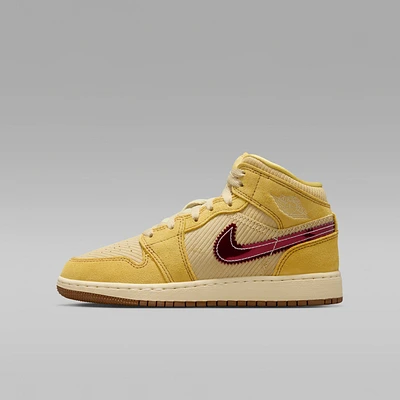 Air Jordan 1 Mid SE Big Kids' Shoes