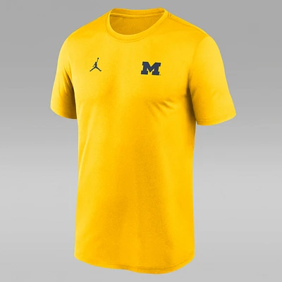 Michigan Sideline Legend Small Logo Men's Jordan Brand Dri-FIT College T-Shirt
