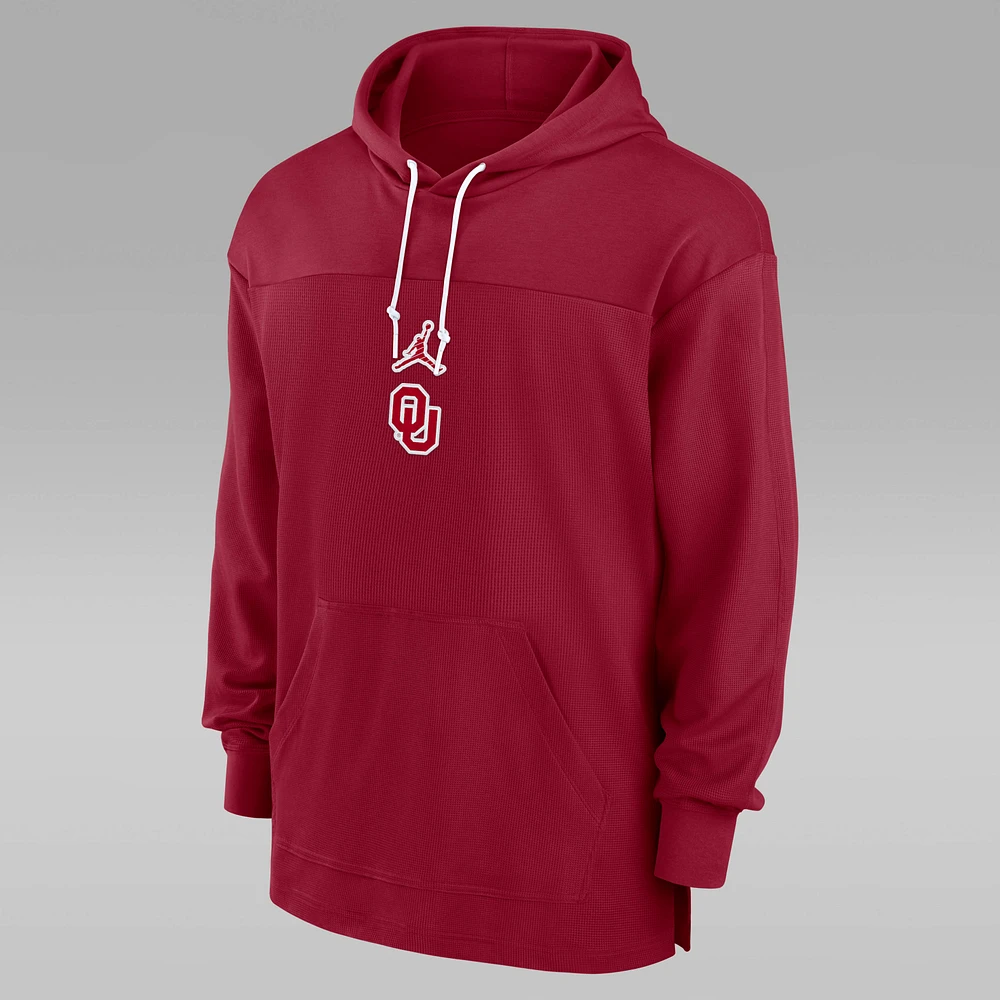 Oklahoma Sooners Sideline Jersey Men's Jordan Dri-FIT College Pullover Hoodie