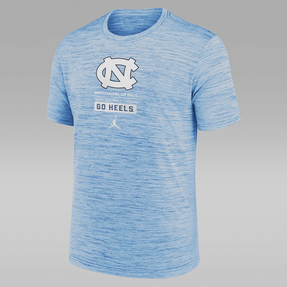 North Carolina Tar Heels Campus Center Block Velocity Men's Nike Dri-FIT College T-Shirt