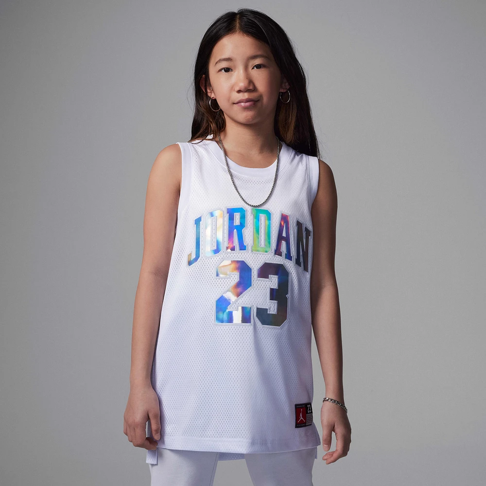 Jordan Big Kids' 23 Printed Metallic Jersey