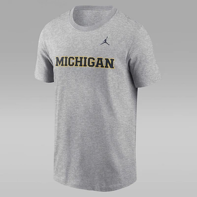 Michigan Wolverines Primetime Wordmark Men's Jordan College T-Shirt