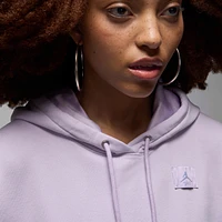 Jordan Flight Fleece Women's Satin-Lined Pullover Hoodie