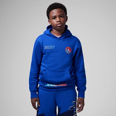 Jordan MJ Moto Big Kids' Fleece Pullover Hoodie