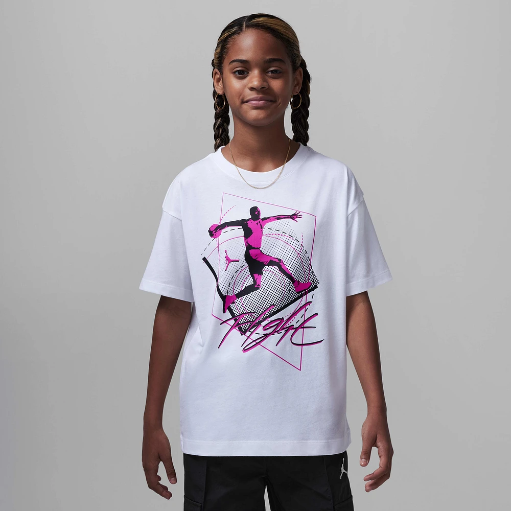 Jordan Big Kids' Flight Time Warp T-Shirt