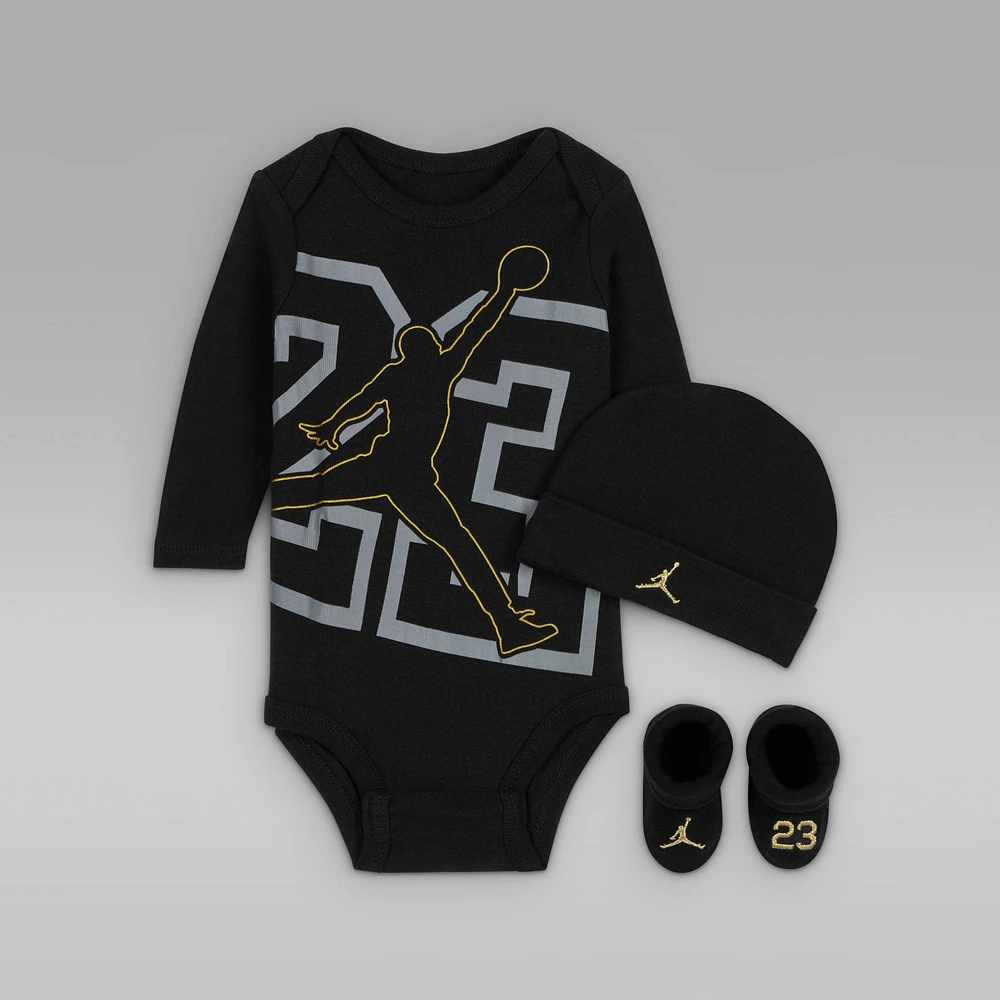 Jordan Baby (0-9M) See Me Shine 3-Piece Boxed Set