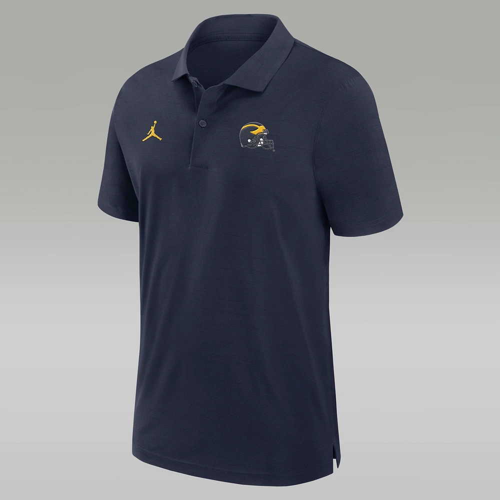 Michigan Wolverines Sideline Men's Jordan Dri-FIT College Polo