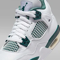 Air Jordan 4 Retro "Oxidized Green" Big Kids' Shoes