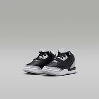 Jordan 3 Retro "Green Glow" Baby/Toddler Shoes