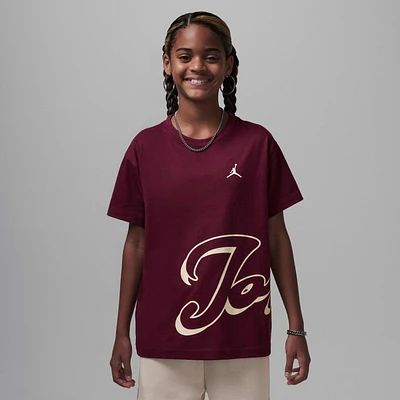 Jordan Big Kids' Enchantment Script T-Shirt