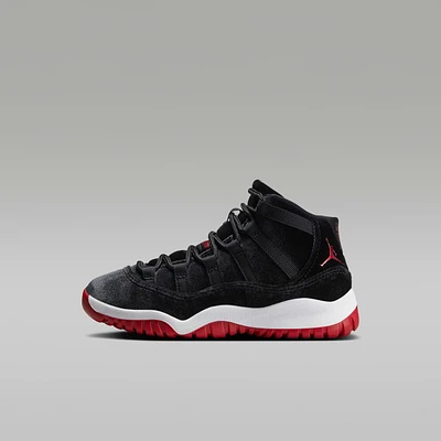 Jordan 11 Retro "Bred Velvet" Little Kids' Shoes